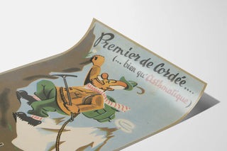 Vintage poster Dyspné-Inhal aerosol for asthmatics