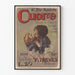 Vintage poster Cuore E. De Amicis - Romantic illustration