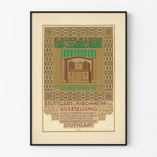 Vintage poster E. Epple & Ege Royal Wurtemberg furniture