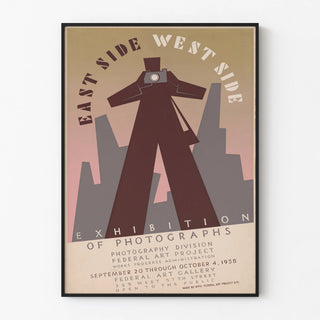 Exhibition Poster Photographs East Side West Side