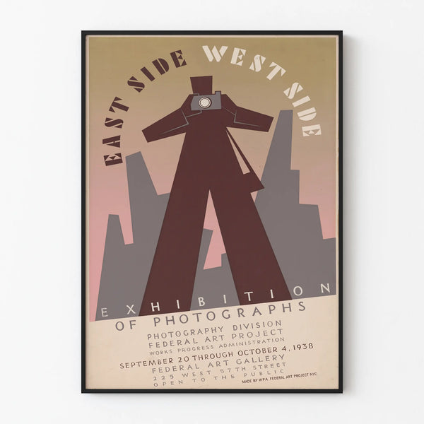 Exhibition Poster Photographs East Side West Side