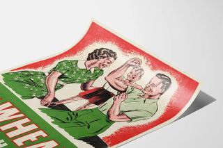 Vintage Eat Wheat Poster for Better Health