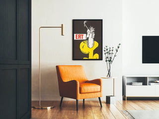 Decorative Poster Eat by T. Ungerer - Contemporary Art Poster