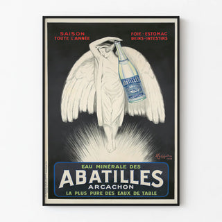 Vintage poster of Eau Minérale des Abatilles Arcachon