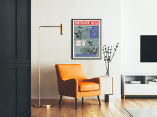 Vintage Poster Fertilizer - Effective Agriculture Promotion