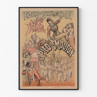 Vintage Theater Poster Eden - The Sheep's Foot