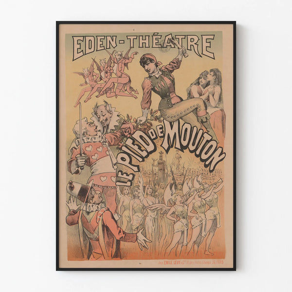 Vintage Theater Poster Eden - The Sheep's Foot