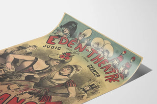 Poster Théâtre La Fille de Mme Angot - Eden-Theatre Paris