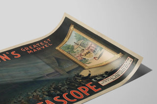 Vintage Poster Edison's Greatest Marvel - The Vitascope — artwork view