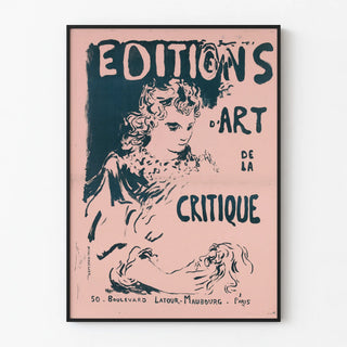 Vintage Poster Editions of Art Critique Paris