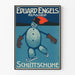 Vintage Eduard Engels Remscheid Ice Skates Poster