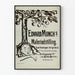 Decorative Poster Exhibition Edvard Munch Black and White