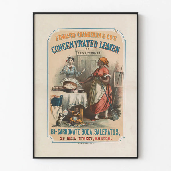 Vintage Poster Edward Chamberlin Concentrated Leaven - Culinary Wall Decoration