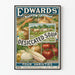 Vintage poster Edwards Desiccated Soup 4 varieties of vegetables