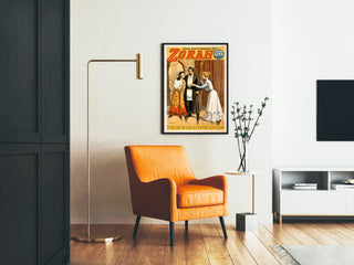 Vintage Poster Zorah Romantic Piece by Edwin Arden