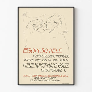 Egon Schiele Poster - New Art Exhibition 1913