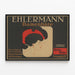 Vintage poster Ehlermann - Stylish women's hats — framed artwork on a wall