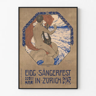 Vintage Event Poster for Eidg Sängerfest in Zurich