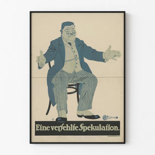 Vintage poster Missed speculation