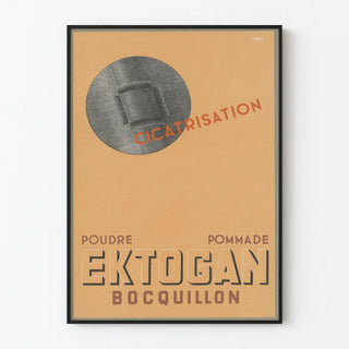 Vintage advertising poster Ektogan Bocquillon for healing