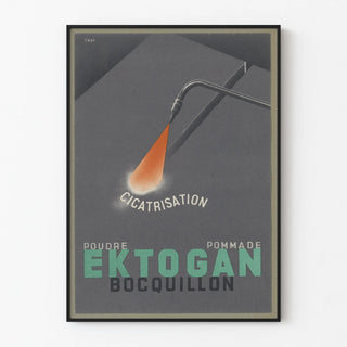 Vintage Advertising Poster Ektogan Bocquillon Healing
