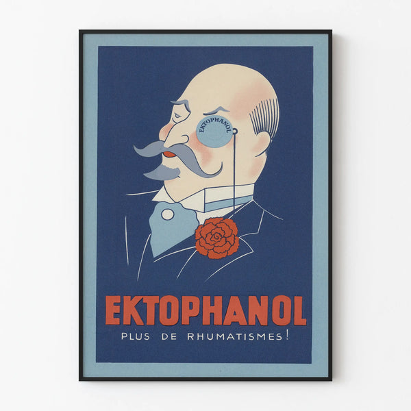 Vintage Ektophanol Poster - Retro Advertising Poster
