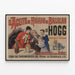 Vintage poster Cod liver oil Hogg — framed artwork on a wall