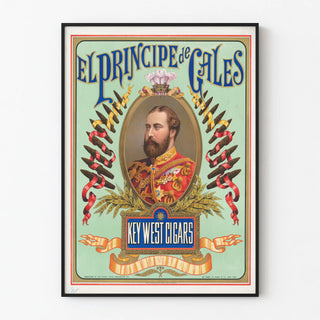 Vintage Poster El Principe de Gales Key West Cigars