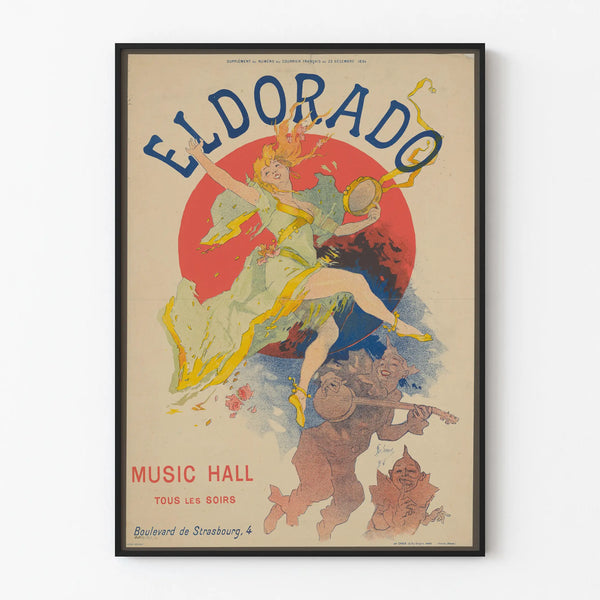 Vintage Poster Eldorado Music Hall 1894