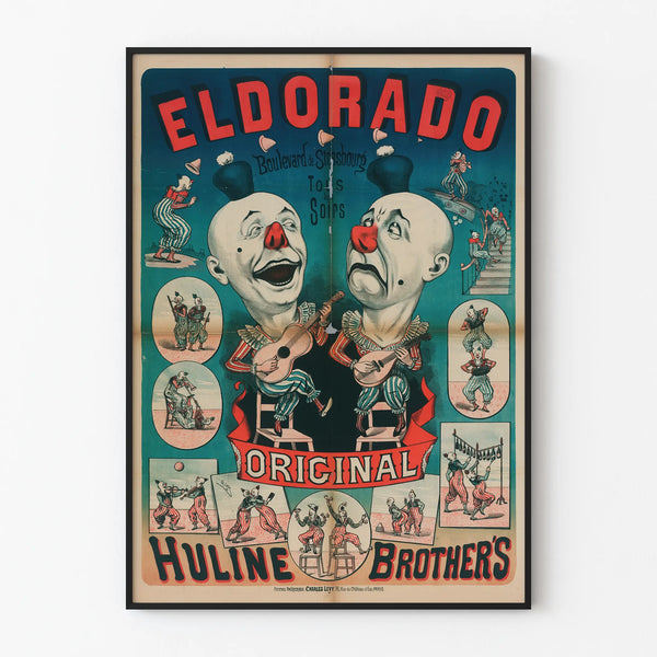 Vintage Poster Eldorado Strasbourg Boulevard Huline Brothers