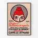 Vintage electoral poster 1928 – Voter, France is watching you