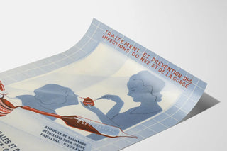 Vintage poster Electrargol - Treatment for nasal and throat infections