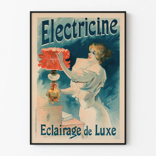 Vintage Electricine Poster - Luxury Wall Decoration Lighting