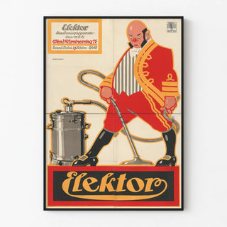 Vintage Elektör Poster for Vacuum Cleaners