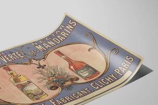 Vintage poster of the Green Mountain Elixir and the Mandarin Nectar — artwork view