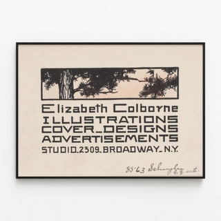 Vintage Elizabeth Colborne illustrations and covers poster — framed artwork on a wall