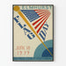 Poster Celebration Flag Day Elmhurst 1939 - Retro American Wall Decoration