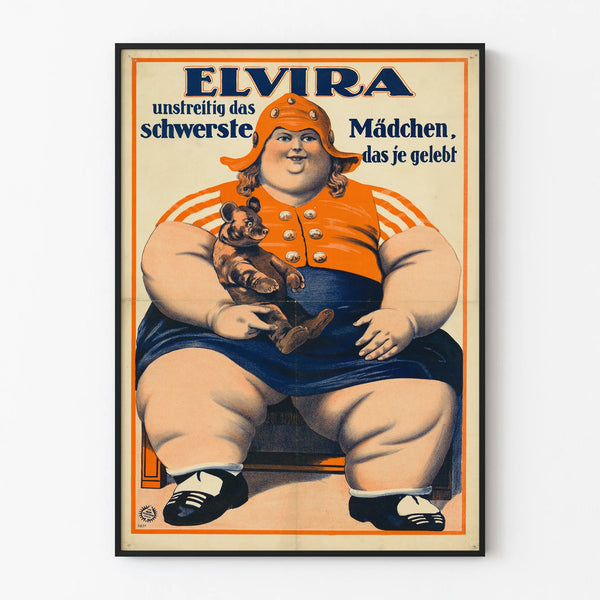 Vintage Poster Elvira, the Biggest Boy in the World
