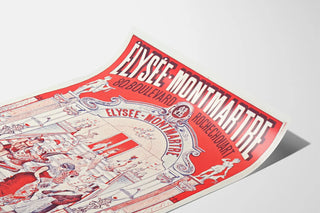 Vintage Poster for Masquerade Ball at Élysée Montmartre
