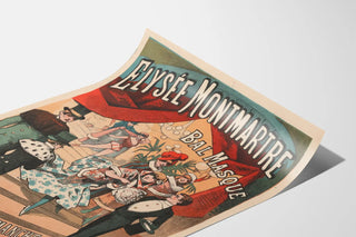 Vintage Poster of the Bal Masqué at Élysée Montmartre