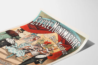 Vintage Poster for Masquerade Ball at Elysee Montmartre