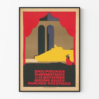 Emil Pirchan Theater Set Design Wall Decoration Poster