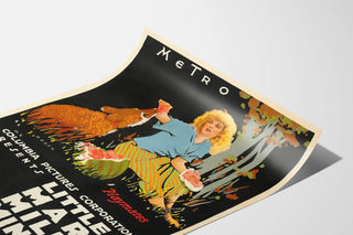 Vintage poster of Little Mary Miles Minter in the countryside