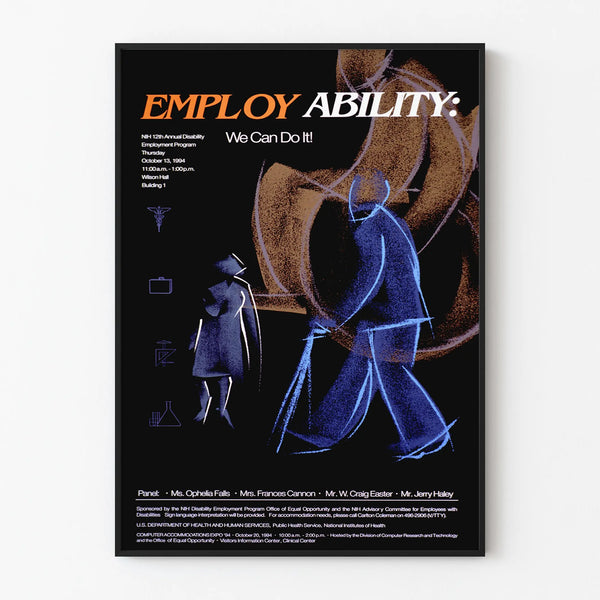Employment Ability Poster: We Can Do It – Awareness poster on employment for people with disabilities