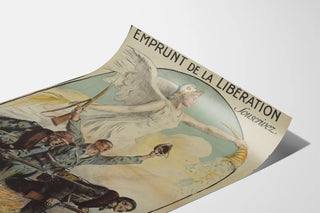 Poster Borrowing of Liberation - Nancy Society of Industrial Credit and Deposits