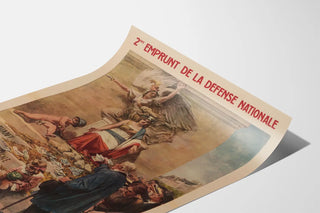Vintage poster of the Second Loan for National Defense