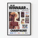 Vintage poster Trouw Audience Award Dutch Book 1998