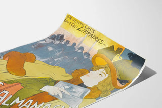 Vintage Paris-Almanach poster available at all bookstores