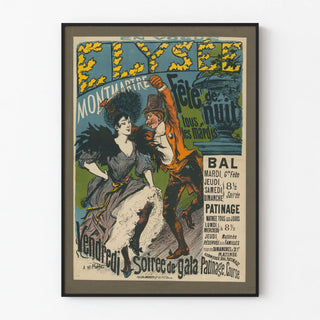 Vintage Poster in Vogue Montmartre Gala Evening