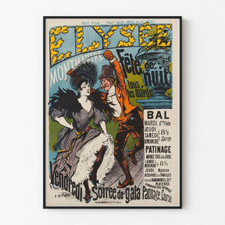 Vintage Poster Élysée Montmartre Gala Evening